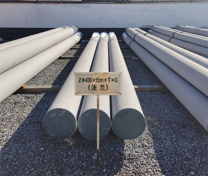 锦州430×15米×T×G砼电力电杆